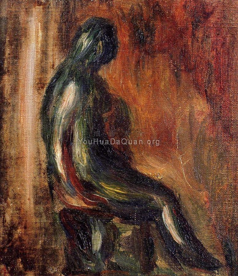 Study of a Statuette by Maillol - 皮埃尔·奥古斯特·雷诺阿